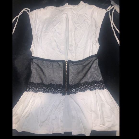 Women’s White Blouse with Corset Detailing - Picture 2 of 5